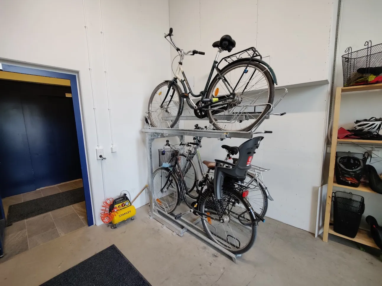 Cykelrummet på markplan